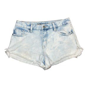 Mossimo Raw Hem High Rise Short Short Denim Jean Shorts Sz 6